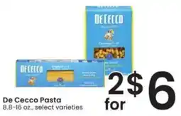 Albertsons De Cecco Pasta offer