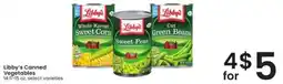 Albertsons Libby's Canned Vegetables offer
