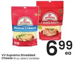 Albertsons Vv Supremo Shredded Cheese offer