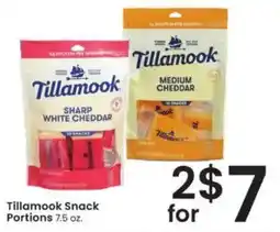 Albertsons Tillamook snack portions offer
