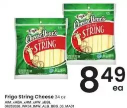 Albertsons Frigo string cheese offer