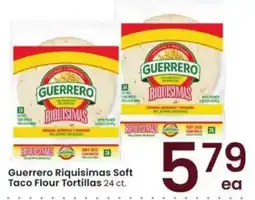 Albertsons Guerrero Riquisimas Soft Taco Flour Tortillas offer