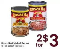 Albertsons Rosarita Refried Beans offer