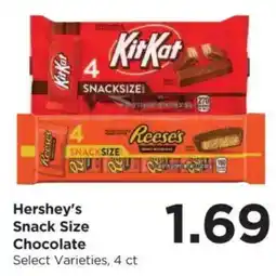 Food 4 Less Hershey's Snack Size Chocolate offer