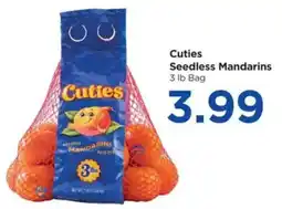 Food 4 Less Cuties seedless mandarins offer
