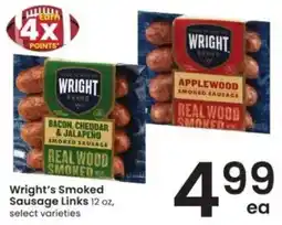 Albertsons Wright's Smoked Sausage Links offer
