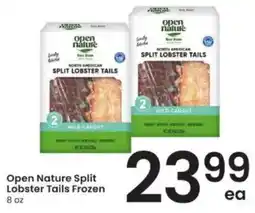 Albertsons Open Nature Split Lobster Tails Frozen offer