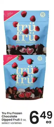 Albertsons Tru Fru Frozen Chocolate Dipped Fruit offer