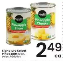 Albertsons Signature Select Pineapple offer