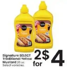 Albertsons Signature Select Traditional Yellow Mustard offer