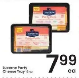 Albertsons Lucerne Party Cheese Tray offer