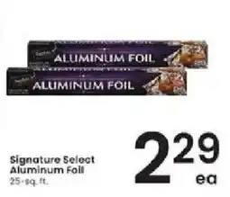 Albertsons Signature Select aluminum foil offer