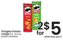 Albertsons Pringles Potato Crisps offer