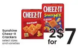 Albertsons Sunshine Cheez-It Crackers offer