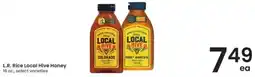 Albertsons L.R. Rice Local Hive Honey offer