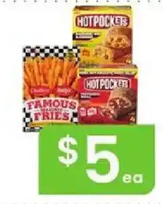 Albertsons Hot Pockets Famous Fries offer