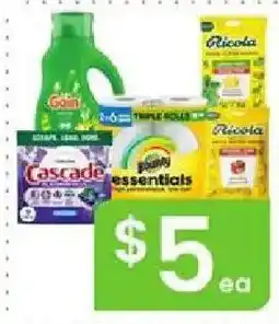 Albertsons Cascade dishwashing liquid offer