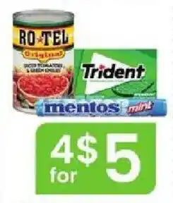Albertsons Rotel diced tomatoes & green chilies offer