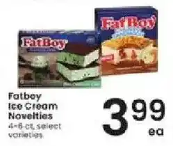 Albertsons Fatboy ice cream novelties offer