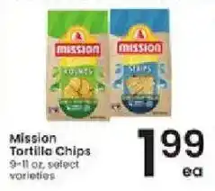 Albertsons Mission Tortilla Chips offer