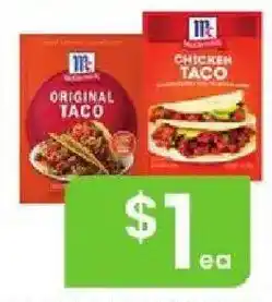 Albertsons McCormick Original Taco offer