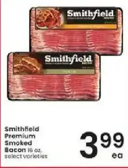 Albertsons Smithfield Premium Smoked Bacon offer