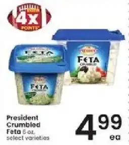 Albertsons President crumbled feta offer