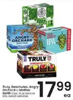 Albertsons Truly, Deschutes, Angry Orchard or Mother Earth offer
