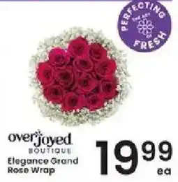 Albertsons Overjoyed Boutique Elegance Grand Rose Wrap offer