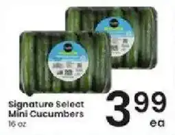 Albertsons Signature Select Mini Cucumbers offer