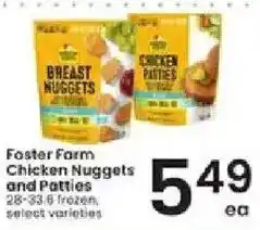 Albertsons Foster Farm Chicken Nuggets and Patties offer