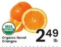 Albertsons Organic Navel Oranges offer