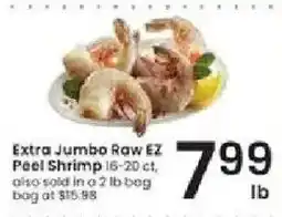 Albertsons Extra Jumbo Raw EZ Peel Shrimp offer