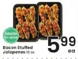 Albertsons Bacon Stuffed Jalapenos offer