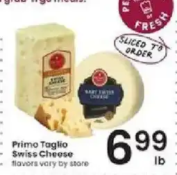 Albertsons Primo Taglio Swiss Cheese offer