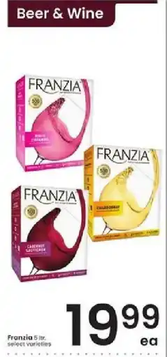 Albertsons Franzia select varieties offer
