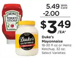 Fred Meyer Duke's Mayonnaise offer