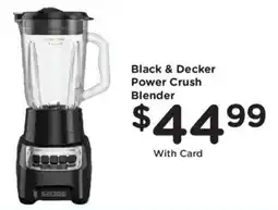 Fred Meyer Black & Decker Power Crush Blender offer