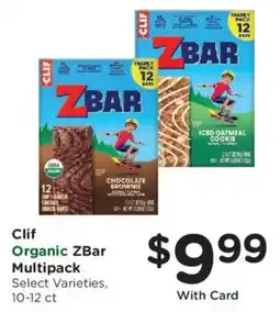 Fred Meyer Clif Organic ZBar Multipack offer