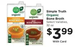 Fred Meyer Simple Truth Organic Bone Broth offer