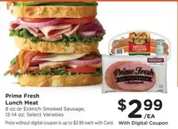 Fred Meyer Prime Fresh Lunch Meat offer
