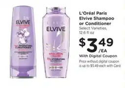 Fred Meyer L'OrΓ©al Paris Elvive Shampoo or Conditioner offer