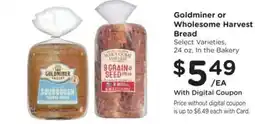Fred Meyer Goldminer or Wholesome Harvest Bread offer