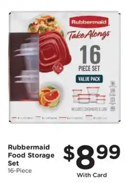 Fred Meyer Rubbermaid food storage set offer