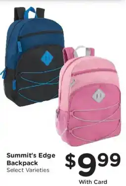 Fred Meyer Summit's Edge Backpack offer