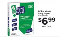Fred Meyer Office Works multi-purpose copy paper offer