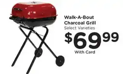 Fred Meyer Walk-A-Bout Charcoal Grill offer