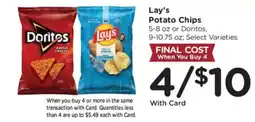 Fred Meyer Lay's potato chips offer