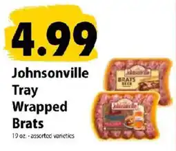 Festival Foods Johnsonville tray wrapped brats offer