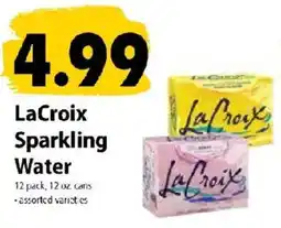 Festival Foods LaCroix Sparkling Water offer